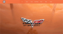 Desktop Screenshot of corvettesofmn.com